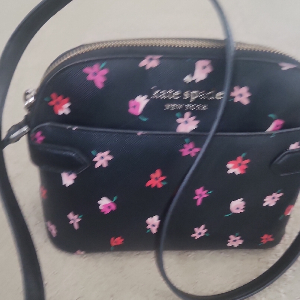 Kate Spade Pink Floral Crossbody Bag